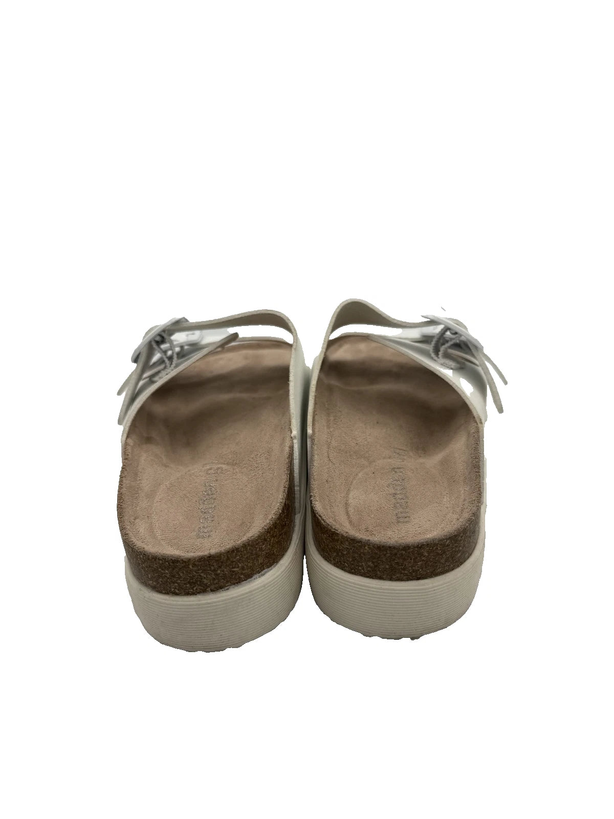 ✨ Women’s Madden Girl White Sandals – Size 6.5 –  👡  Chic Summer Style!