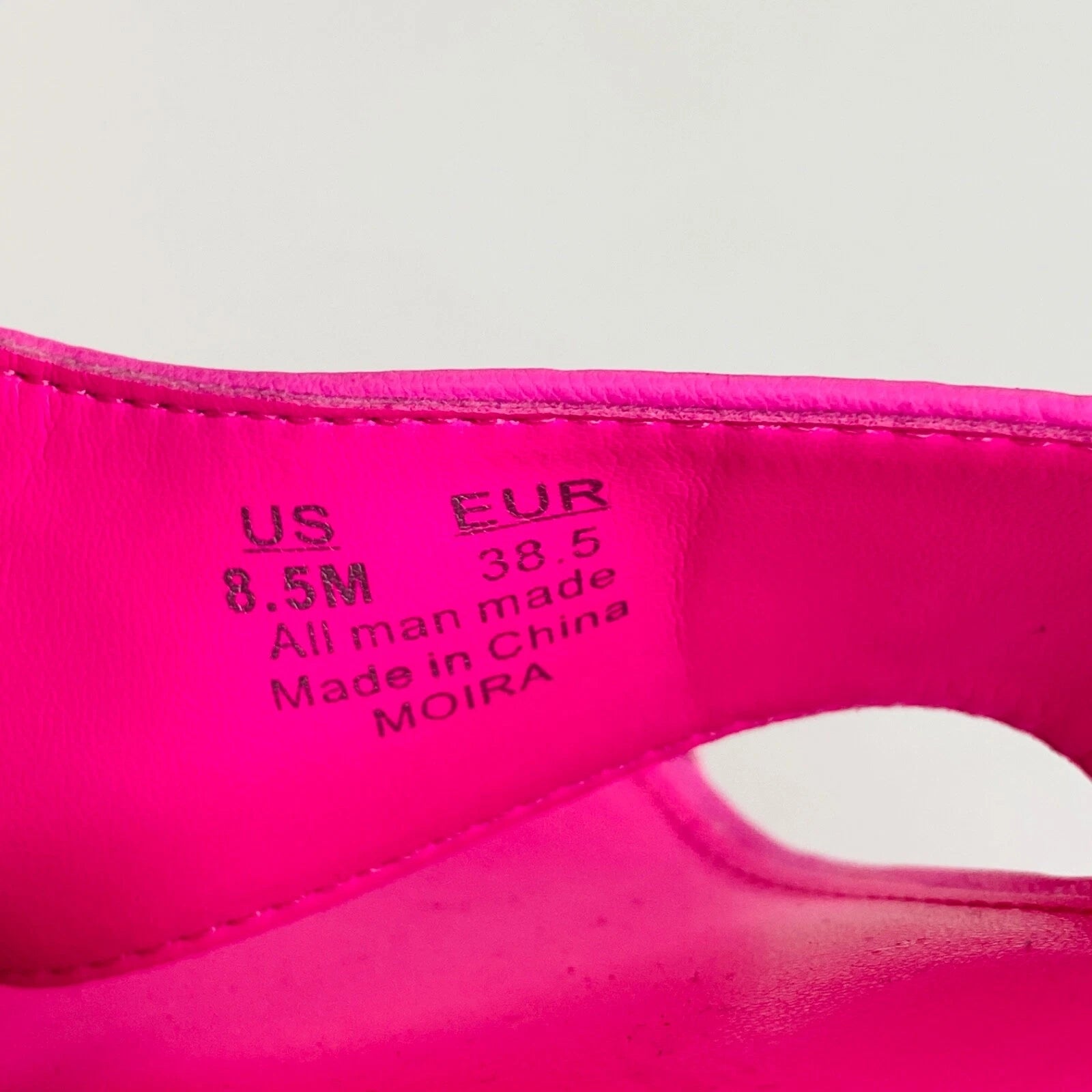 Bright pink platform flip flops sandals 8.5 CIRCUS SAM EDELMAN shoes Y2K style