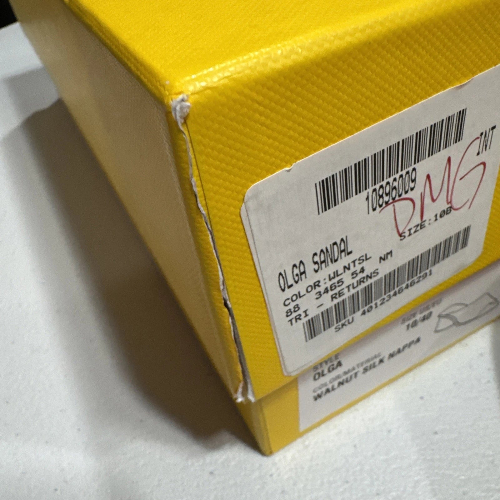 Mercedes Castillo Olga Women’s Sandals Size US 10 EU 40 Walnut Silk Nappa