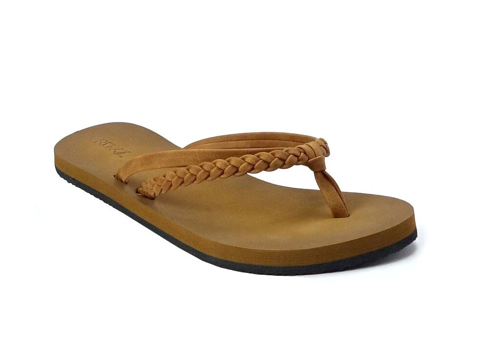 New Women's RDVOL Casual Beach Flip Flops Braided Sandals Glitter Fashion Shoe