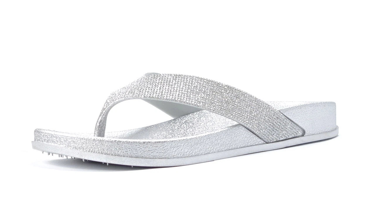 NEW Women's Rhinestone Glitter Sandals Fashion Jewel Flip Flops Shoes