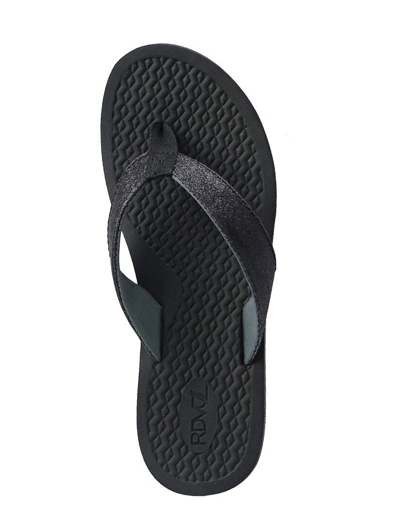 New Women's RDVOL Casual Beach Flip Flops Braided Sandals Glitter Fashion Shoe