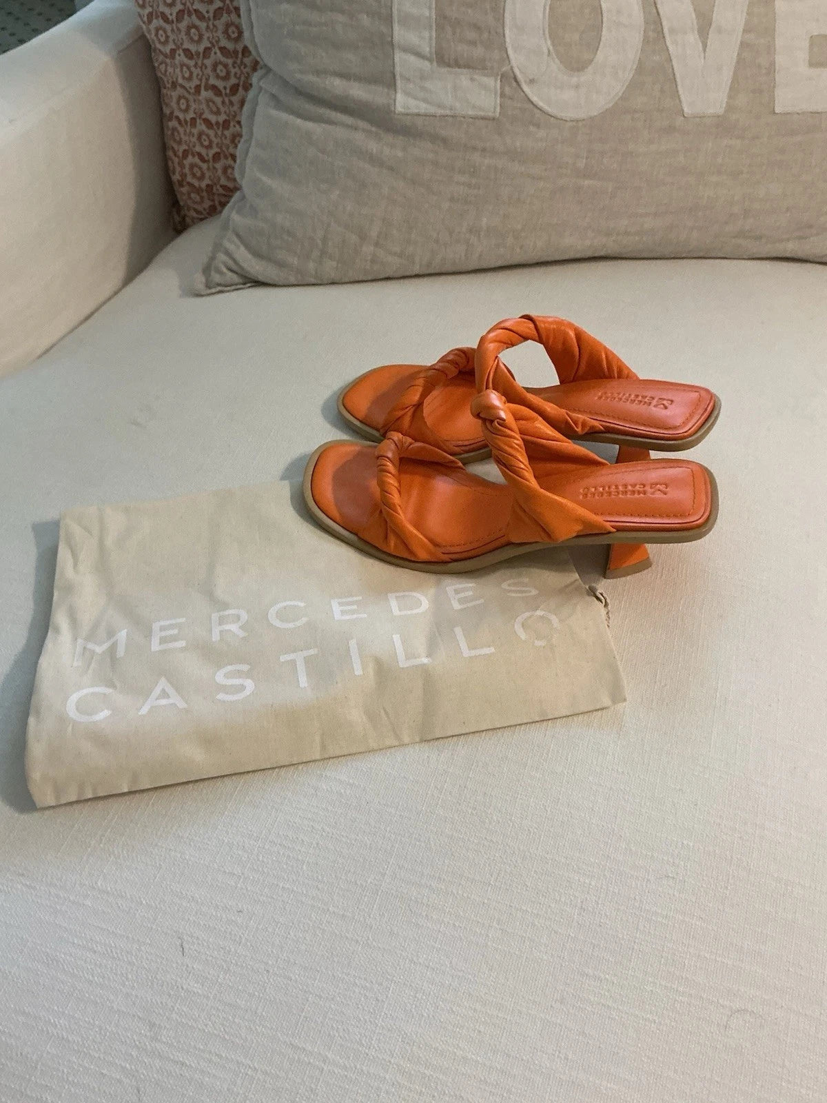 Mercedes Castillo Women's Frida Sandals Kitten Heels Shoes 8 / 38 $485