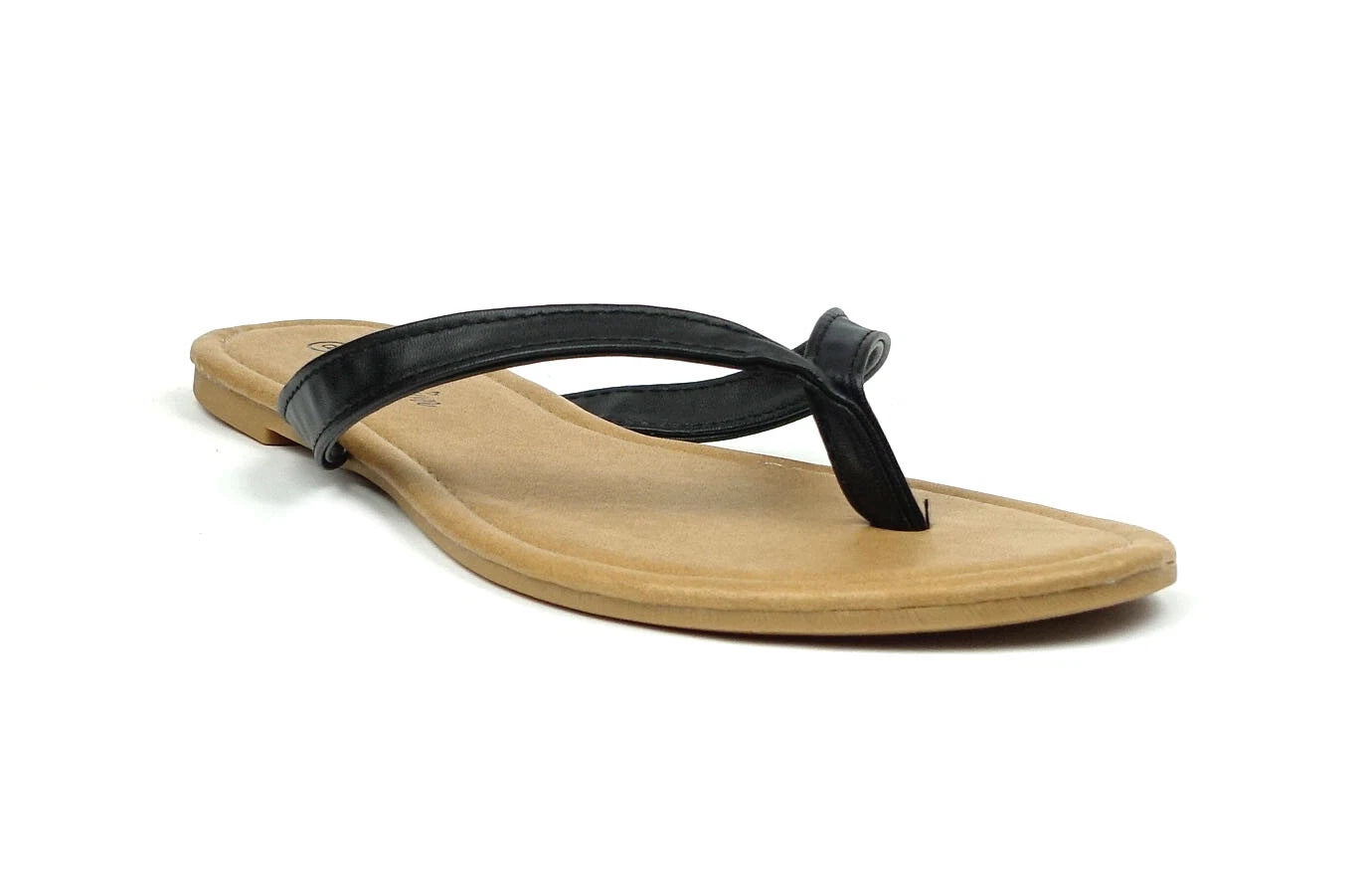 New Ladies' Simple Solid Flat Slip On Casual Fashion Sandals Shoes  (8012)