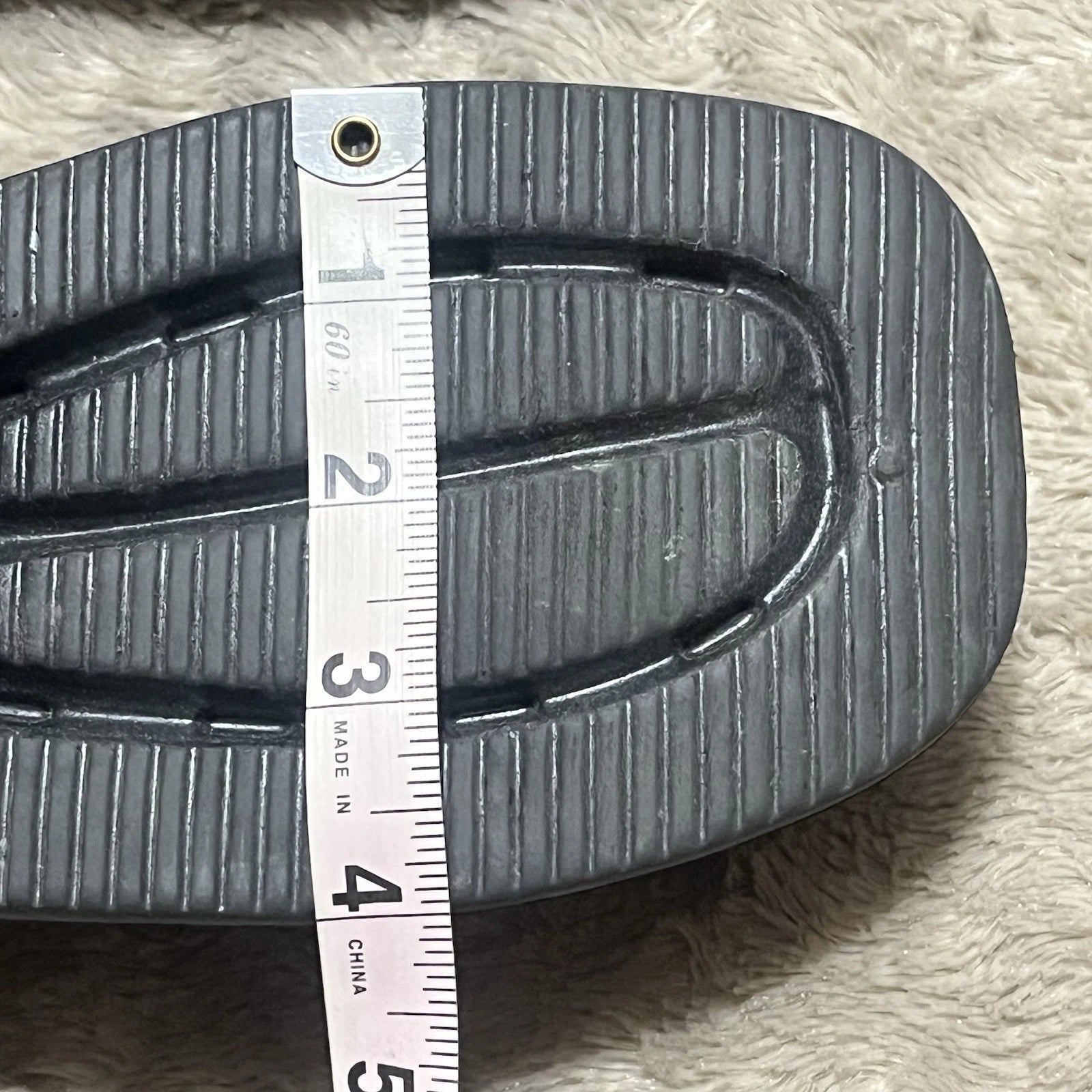 Sole Mates Black Slip On Platform Wedge Slides Sandals Womens Size 6