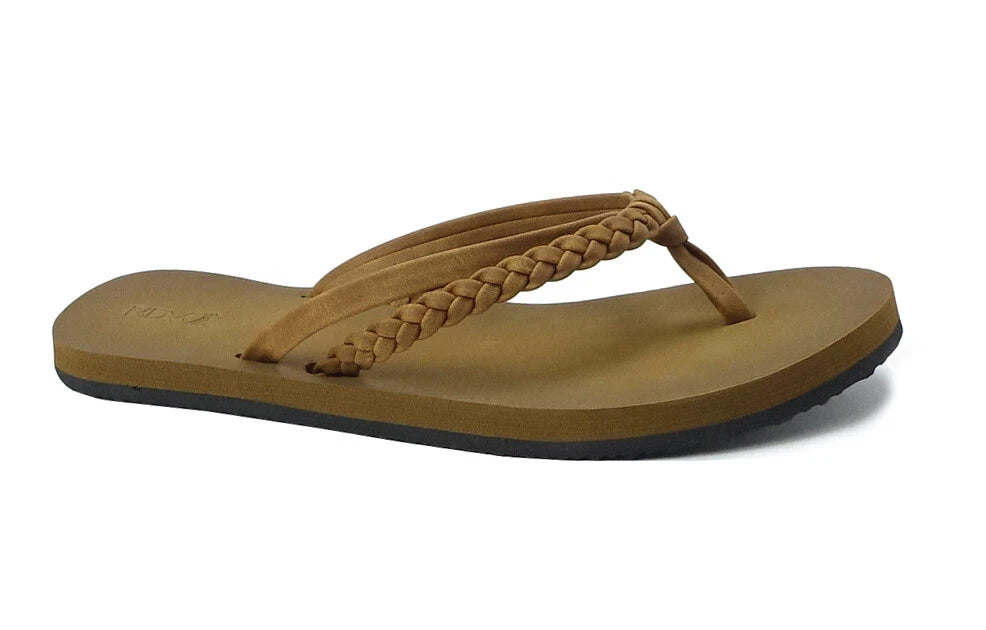 New Women's RDVOL Casual Beach Flip Flops Braided Sandals Glitter Fashion Shoe