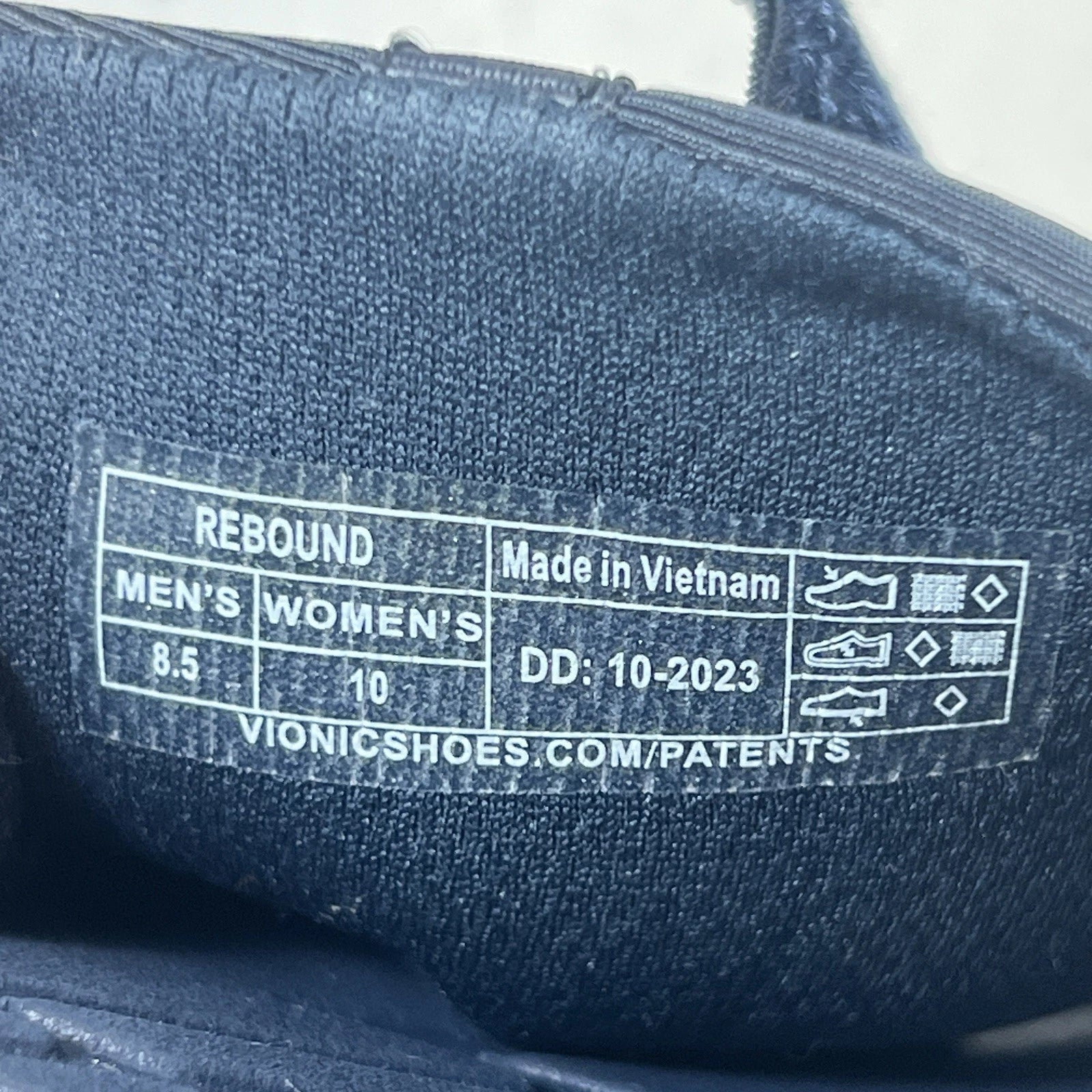 Vionic Slides Womens 10 Chunky Slip On Summer Sandal Blue Synthetic Mens 8.5 New