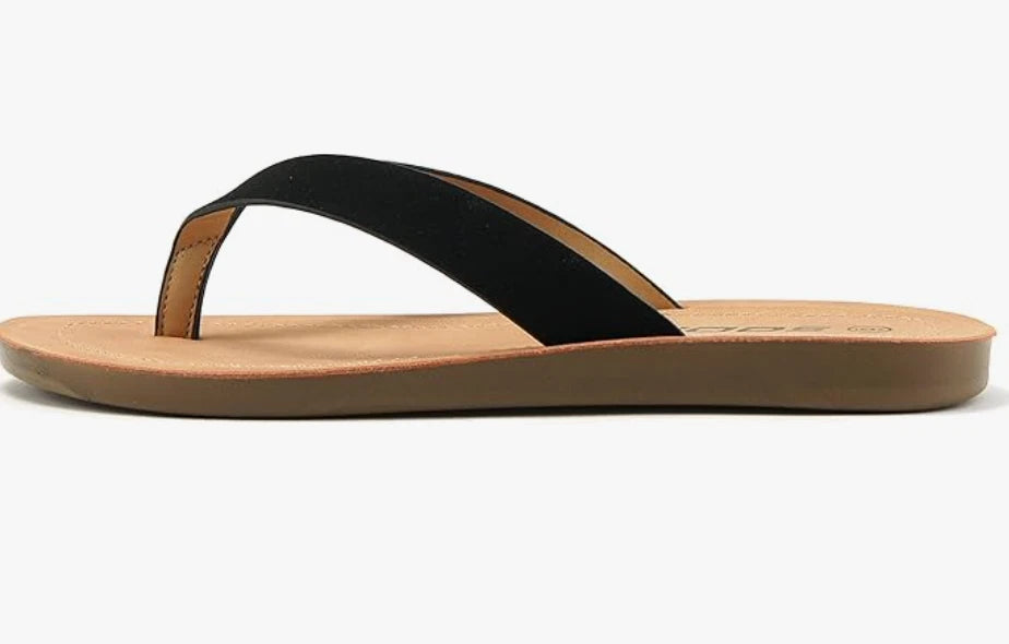Soda ELLA ~ Women Casual Comfort Flip Flop Fashion Slide Flat Thong Sandals
