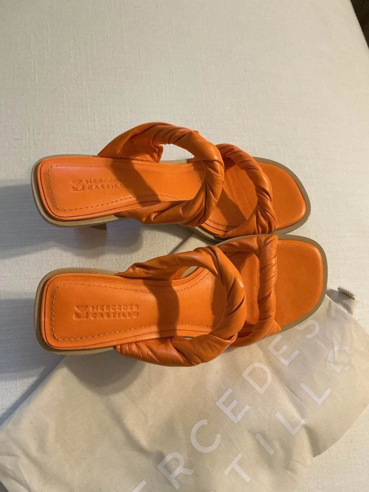 Mercedes Castillo Women's Frida Sandals Kitten Heels Shoes 8 / 38 $485