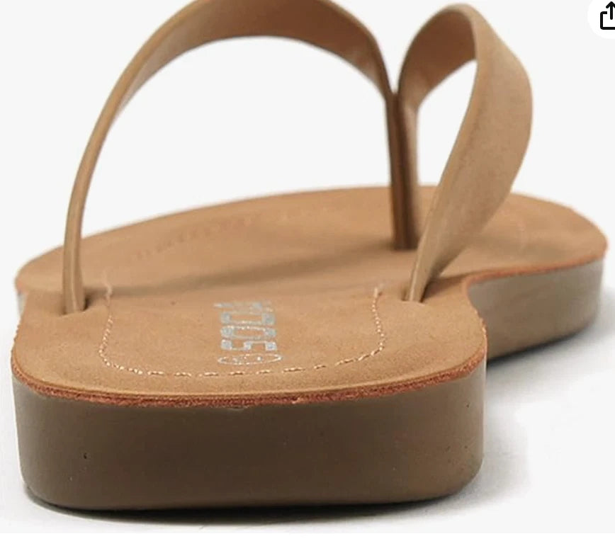 Soda ELLA ~ Women Casual Comfort Flip Flop Fashion Slide Flat Thong Sandals