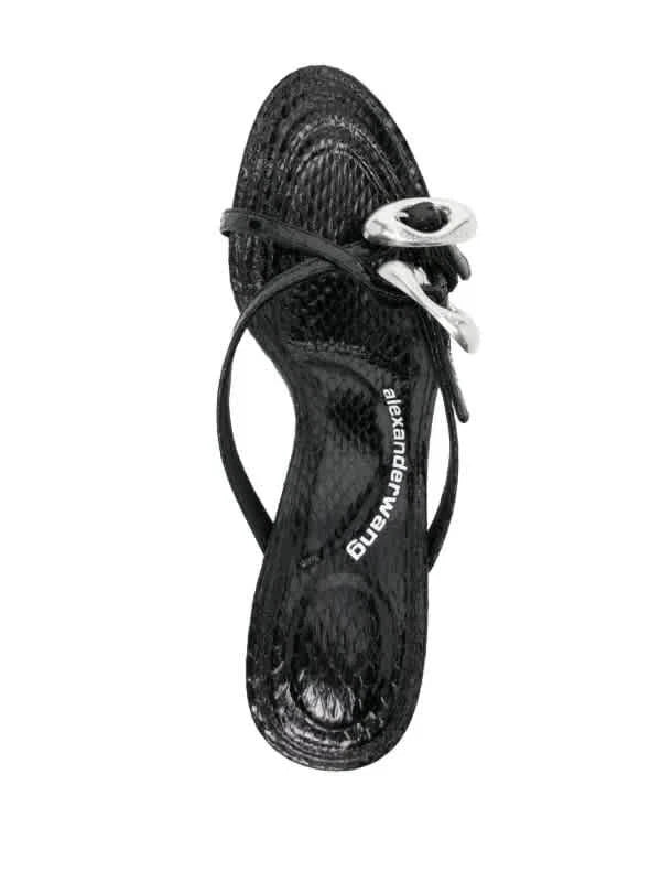 T by Alexander Wang Dome 85 Water Snake Slide Sandals, Brand Size 39 ( US Size