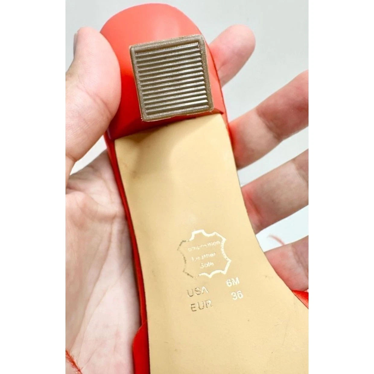 Nina Feather Kitten Heel Rhinestone Embellished Slip On Sandals Size 6