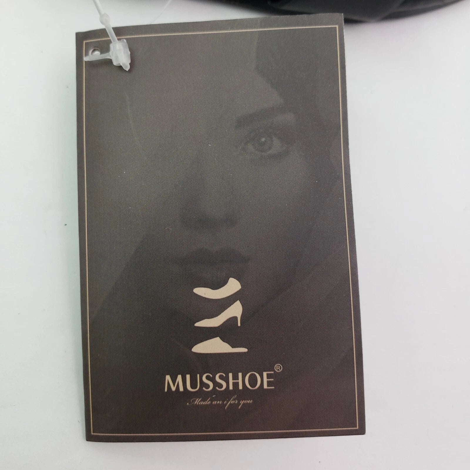 Musshoe Womens Size 9 Black Ribbon Bow Fashion Slip On Slide Sandals