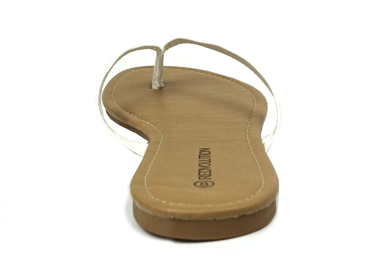 New Ladies' Simple Solid Flat Slip On Casual Fashion Sandals Shoes  (8012)