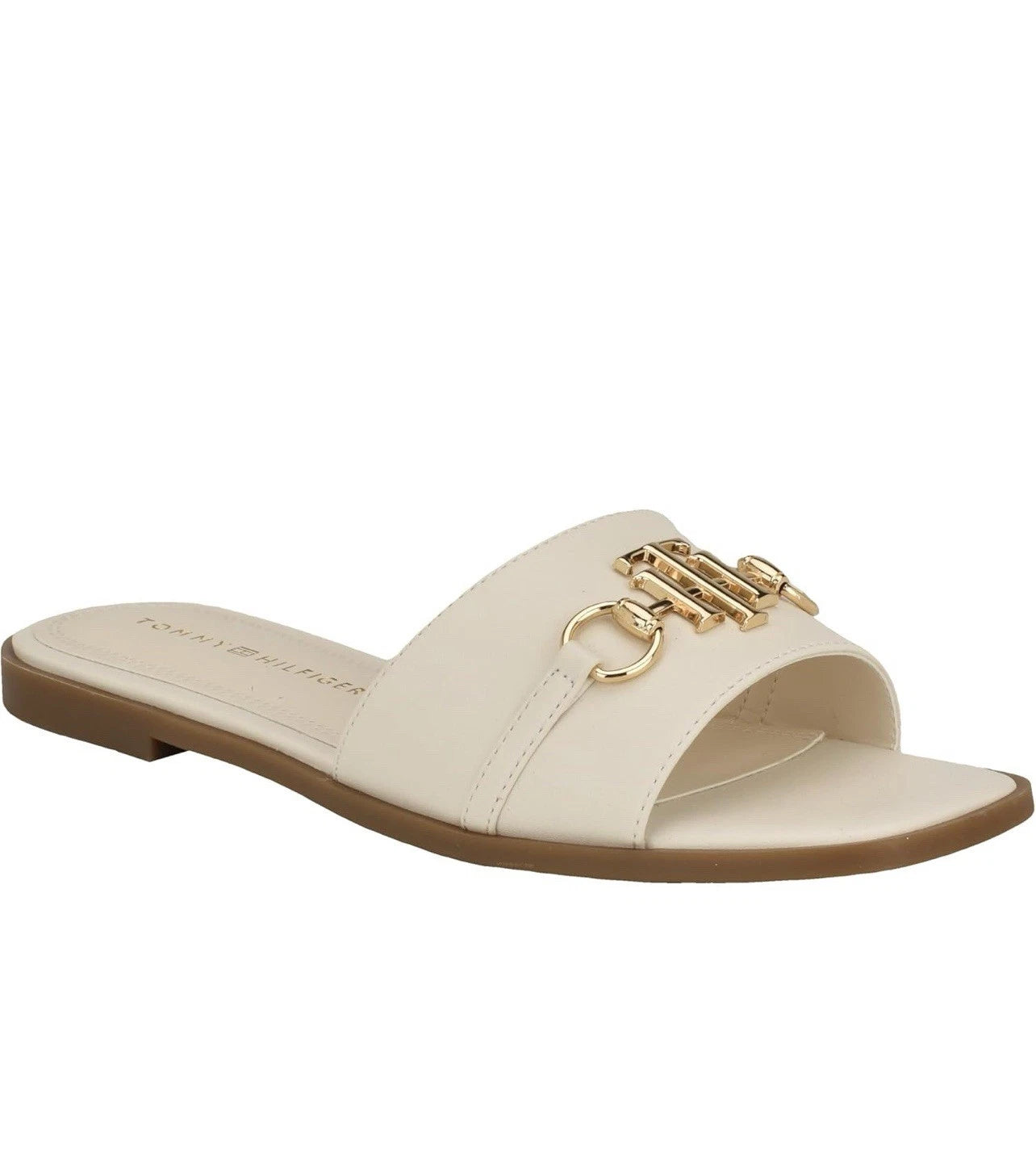 Tommy Hilfiger Women's Pipper Flat Sandal Ivory