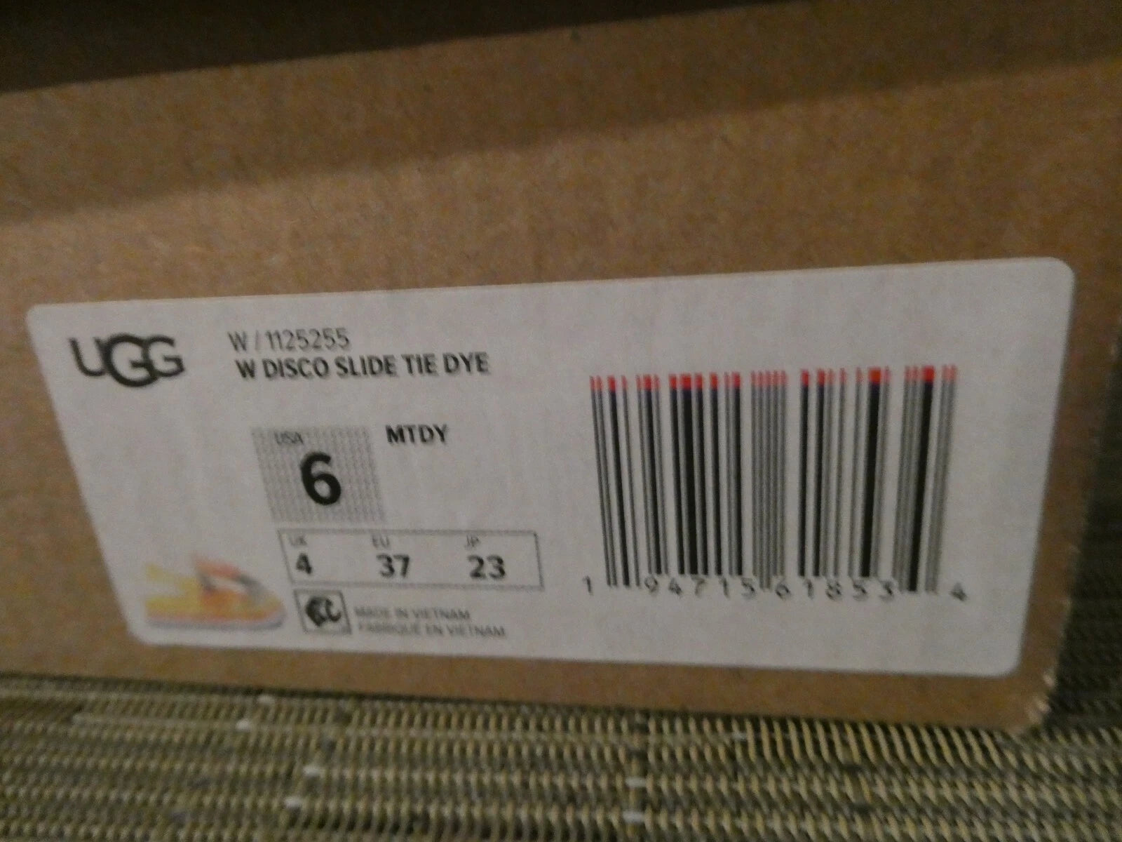 UGG DISCO SLIDE TIE DYE MARGARITA SANDALS US 5, US 6, US 8, US 11 Style# 1125255