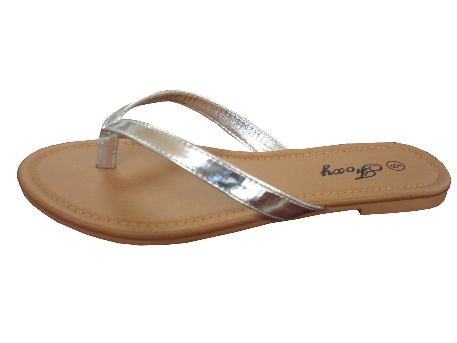 New Ladies' Simple Solid Flat Slip On Casual Fashion Sandals Shoes  (8012)