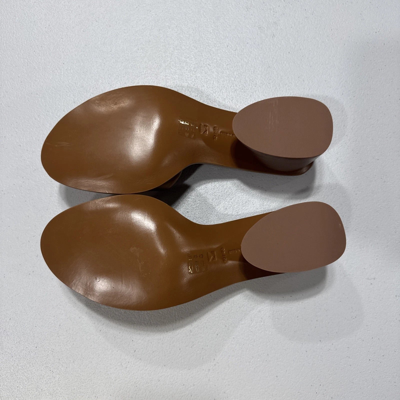 Mercedes Castillo Olga Women’s Sandals Size US 10 EU 40 Walnut Silk Nappa