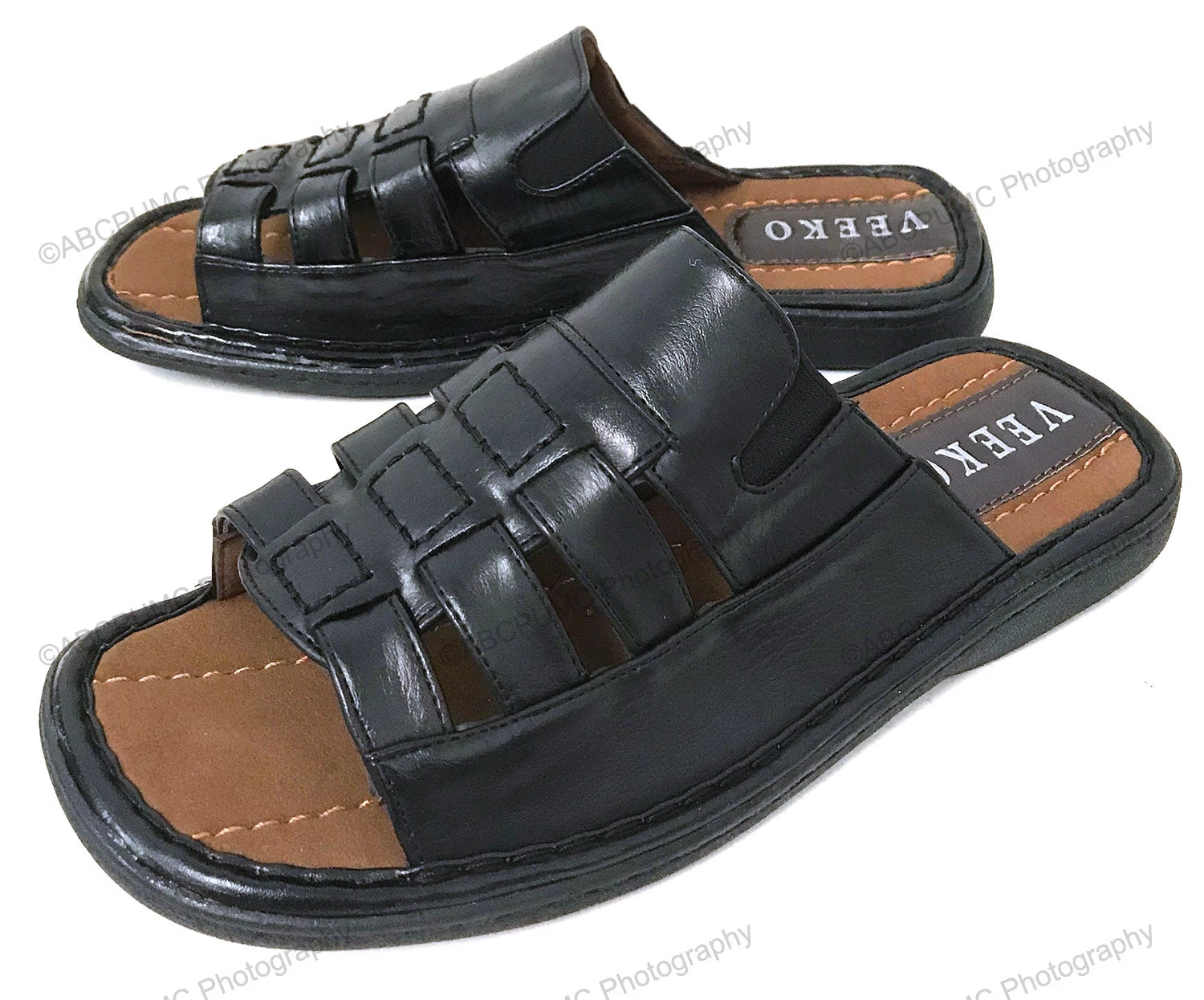 NIB Men's Slides Sandals Open Toe Casual Fisherman Fashion Slippers Shoes Sizes