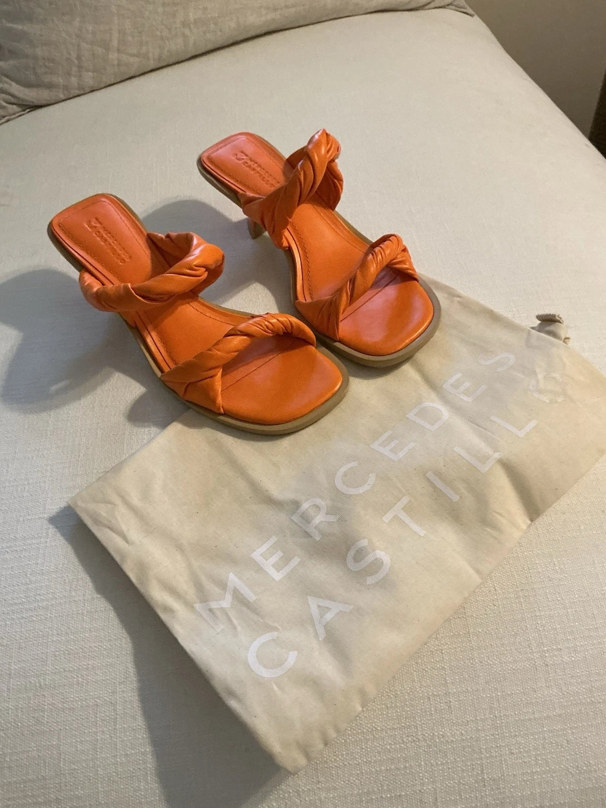 Mercedes Castillo Women's Frida Sandals Kitten Heels Shoes 8 / 38 $485