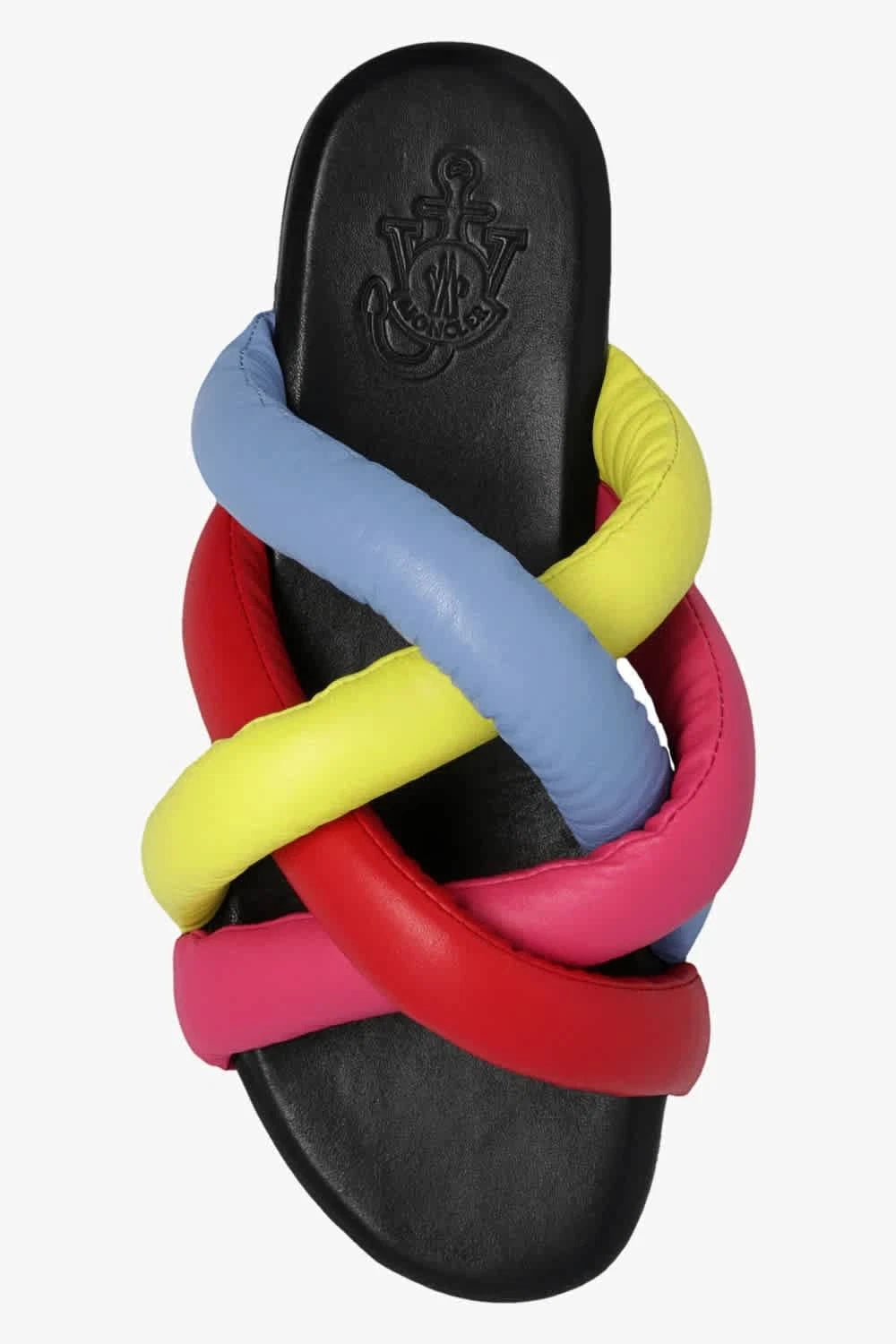 Moncler Ladies Jbraided Slides Sandals