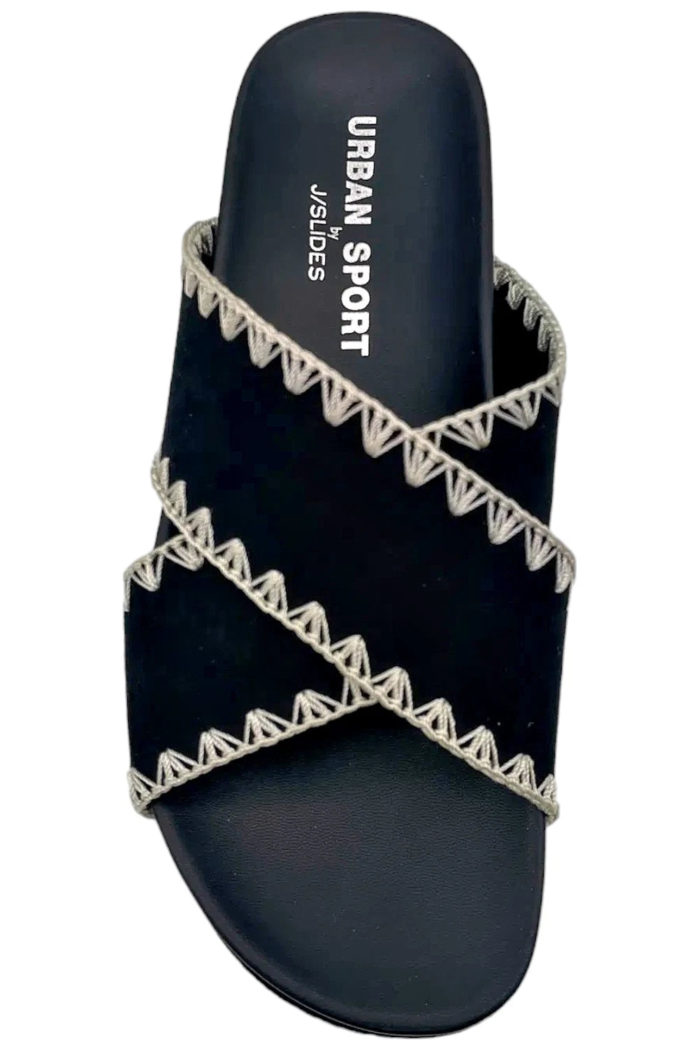 Urban Sport Women's Beck Fashion Footbed Sandal Black