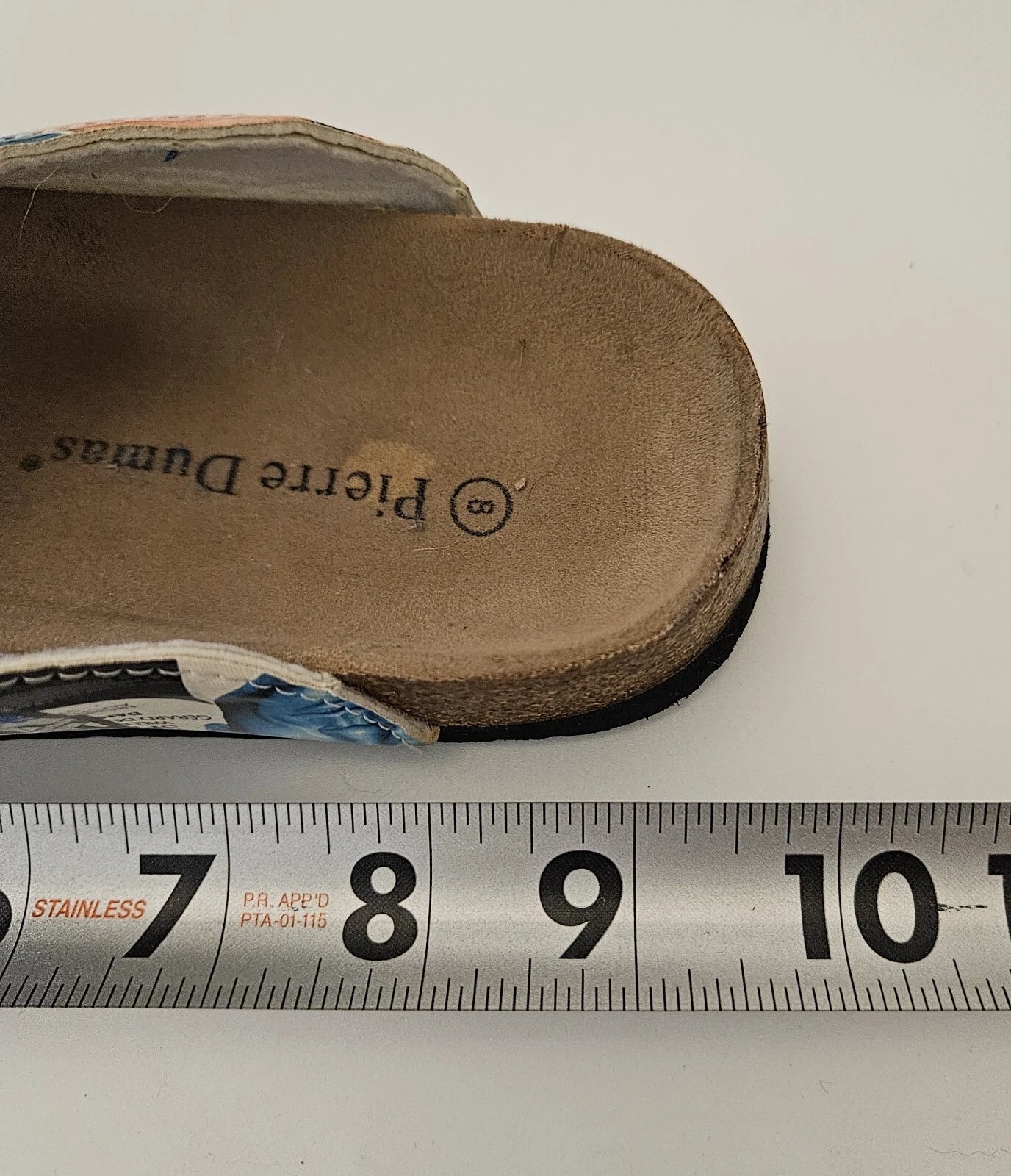 Vogue Magazine Glossy Collage Two Strap Bork Pierre Dumas Sandals sz 8