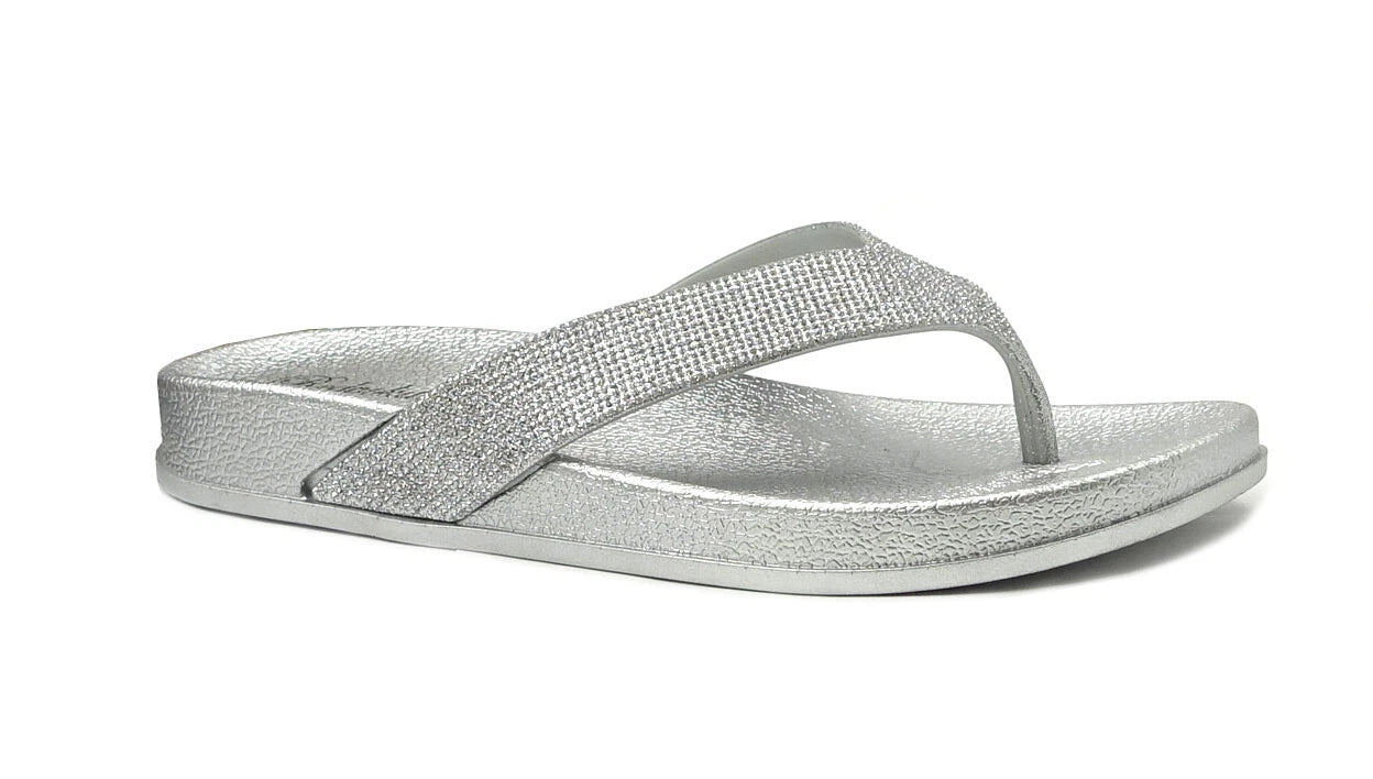 NEW Women's Rhinestone Glitter Sandals Fashion Jewel Flip Flops Shoes