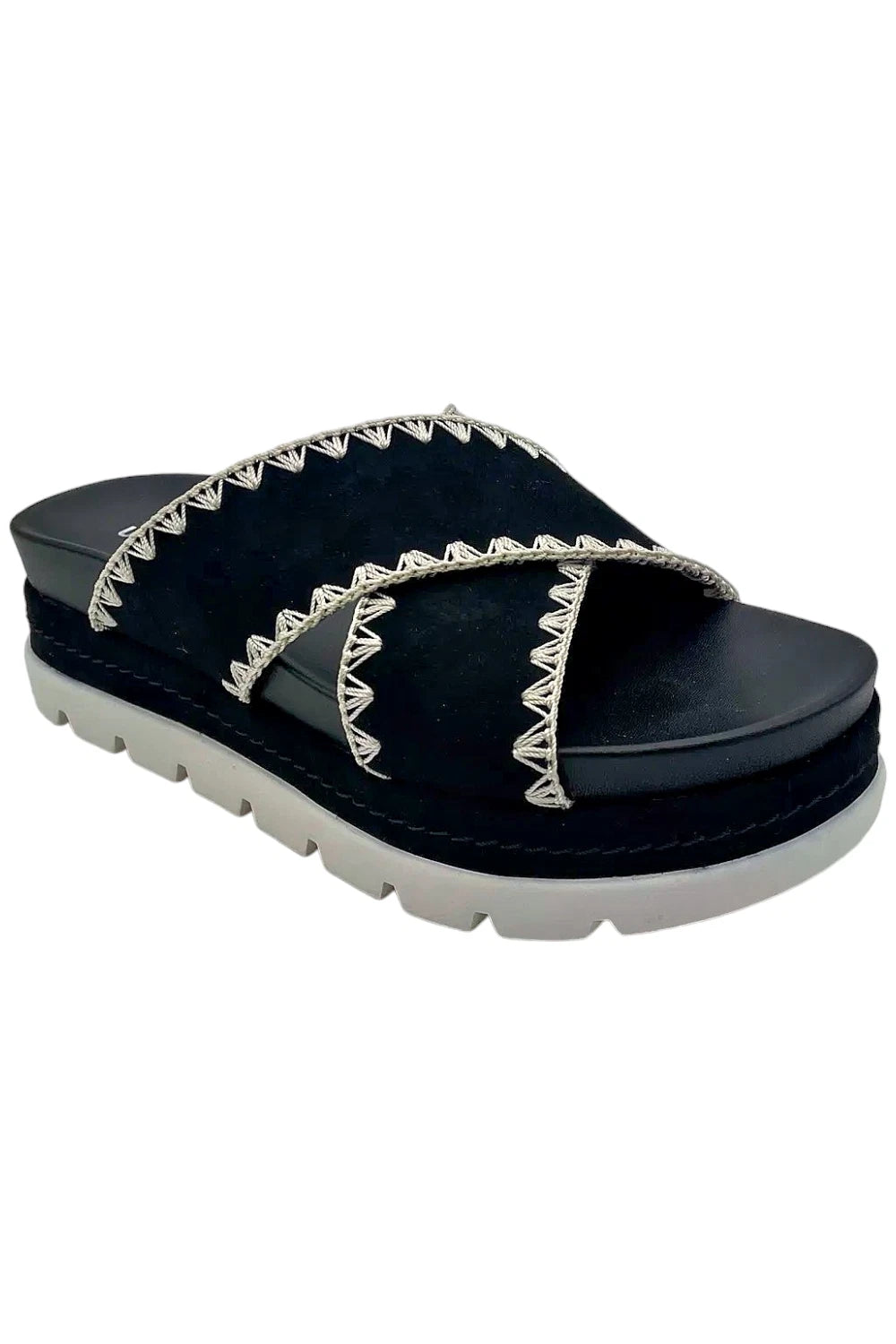 Urban Sport Women's Beck Fashion Footbed Sandal Black