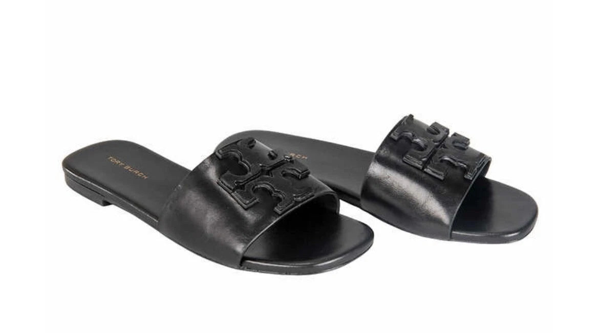 New Tory Burch Ladies' Ines Leather Slide Sandal, size 5