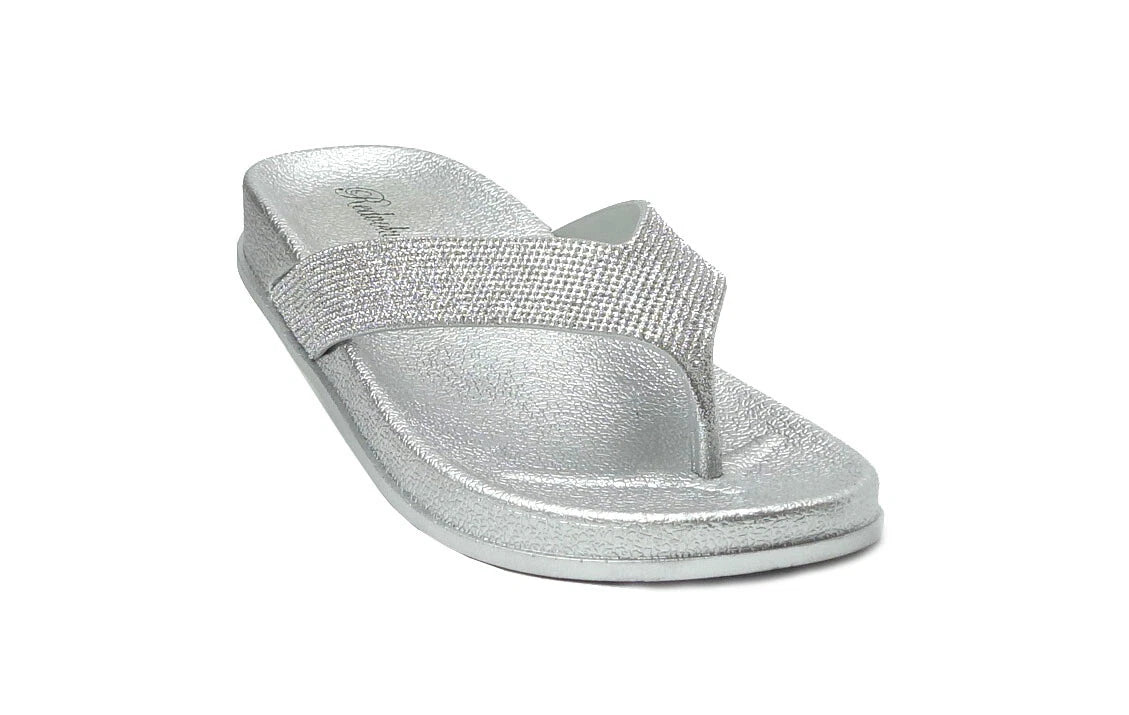 NEW Women's Rhinestone Glitter Sandals Fashion Jewel Flip Flops Shoes