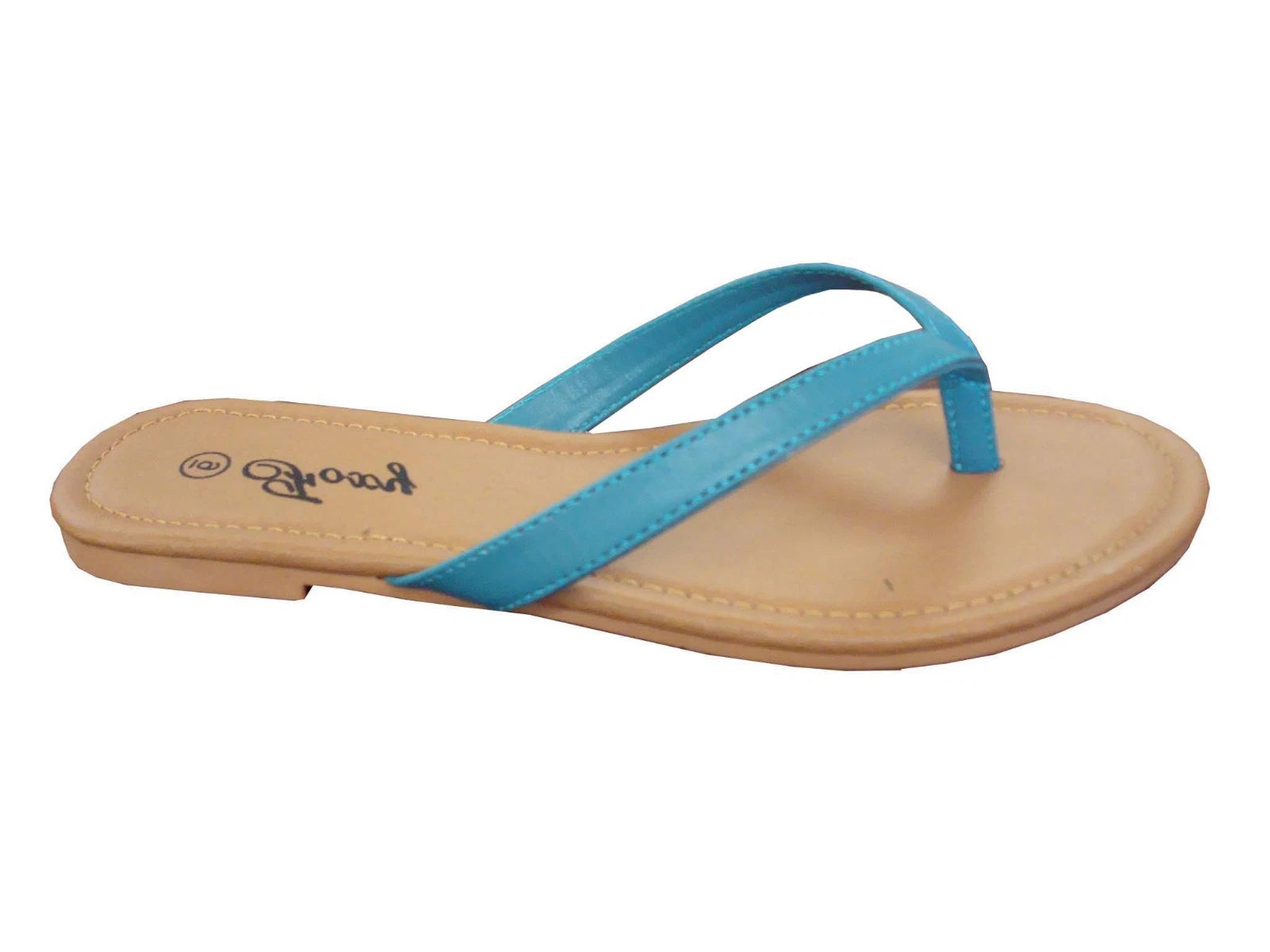 New Ladies' Simple Solid Flat Slip On Casual Fashion Sandals Shoes  (8012)