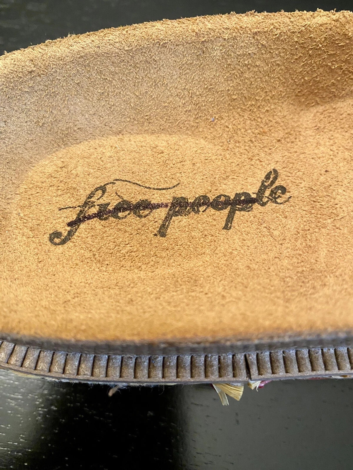 New FREE PEOPLE Caravelle Cork Footbed Platform Sandal 8.5 Boho Shoes Tiger Lily