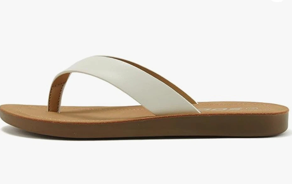 Soda ELLA ~ Women Casual Comfort Flip Flop Fashion Slide Flat Thong Sandals