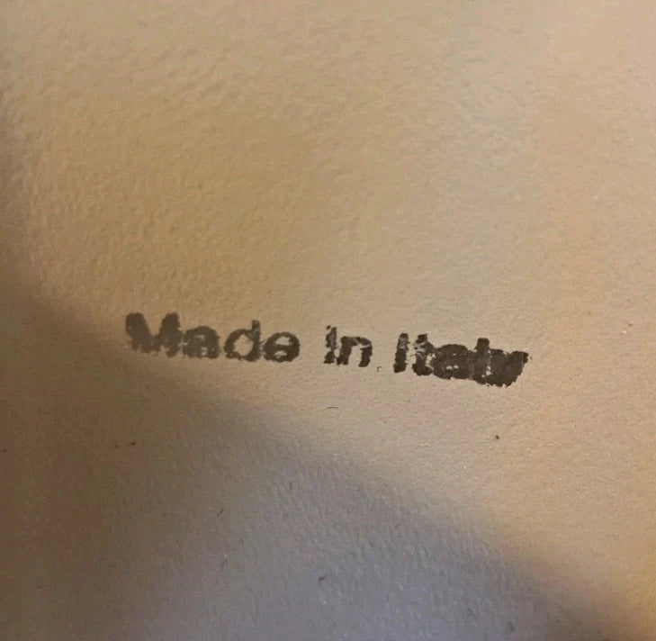 Ron White Candra Slide Sandals Black Leather Italy Sz 9 US 39.5 NEW $445