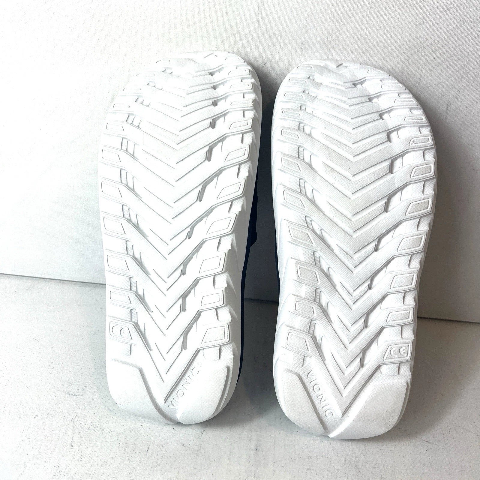 Vionic Slides Womens 10 Chunky Slip On Summer Sandal Blue Synthetic Mens 8.5 New