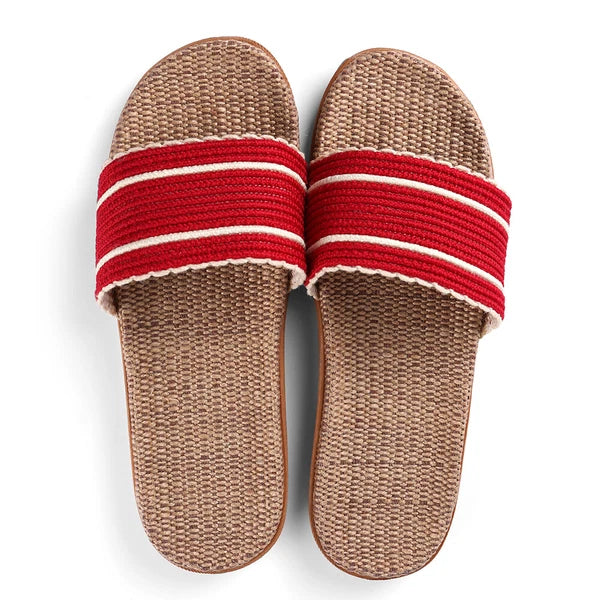 Women Fashion Striped Indoor Bathroom Anti-Slip Shoes Summer Open Toe Sandals