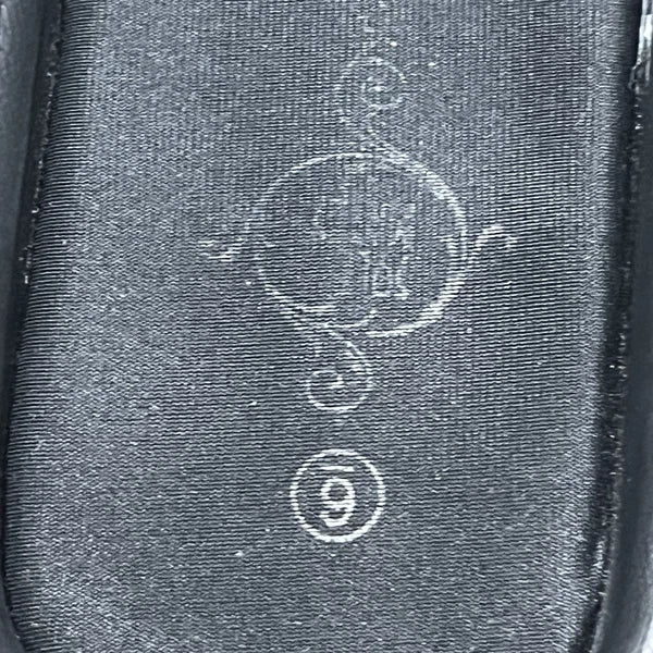 Sole Mates Black Slip On Platform Wedge Slides Sandals Womens Size 6