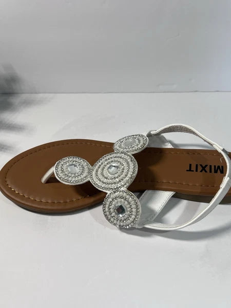 MIXIT Women’s Summer Slide Sandals Size 7 Casual & Comfy Style