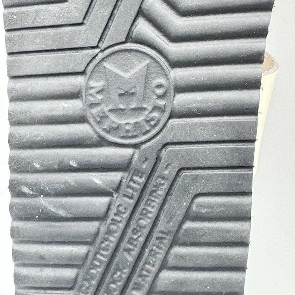 Mephisto Norie Bling Buckle Slide Sandals Ivory Patent Leather Flat Size 7 37