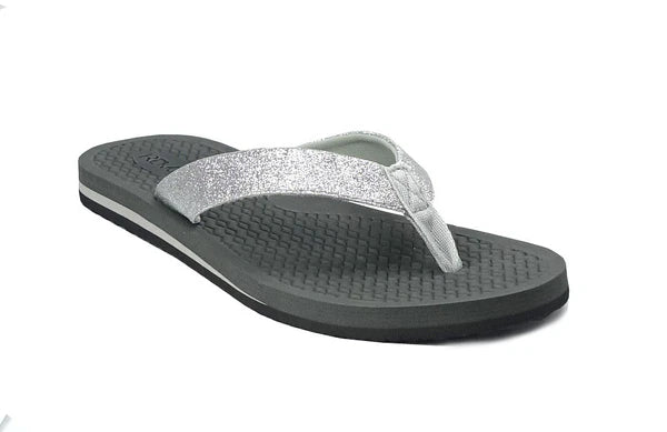 New Women's RDVOL Casual Beach Flip Flops Braided Sandals Glitter Fashion Shoe