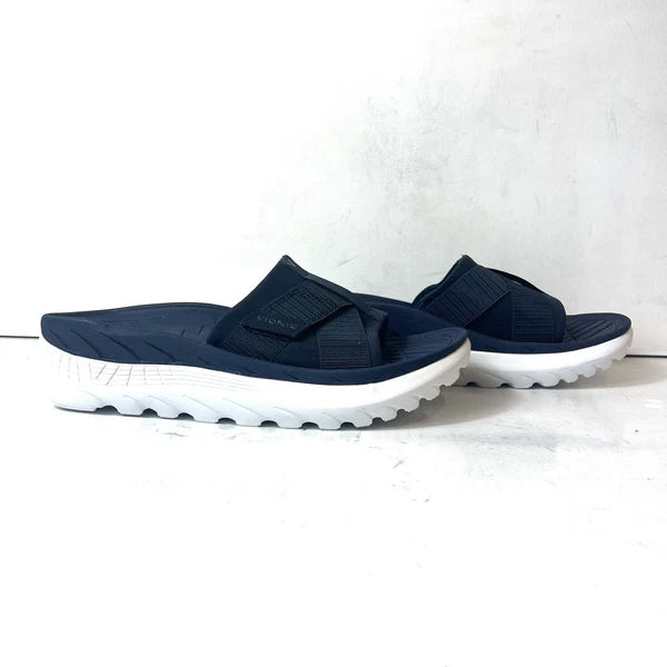 Vionic Slides Womens 10 Chunky Slip On Summer Sandal Blue Synthetic Mens 8.5 New