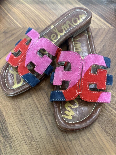 Sam Edelman Bay 6 Colorful Slide Sandals Size 6