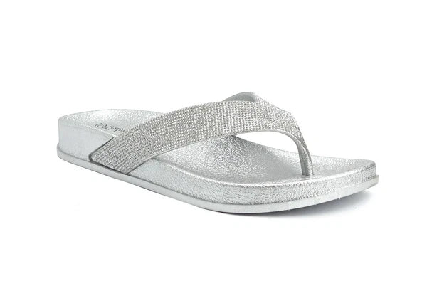 NEW Women's Rhinestone Glitter Sandals Fashion Jewel Flip Flops Shoes