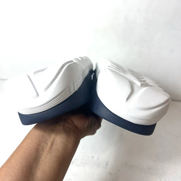 Vionic Slides Womens 10 Chunky Slip On Summer Sandal Blue Synthetic Mens 8.5 New