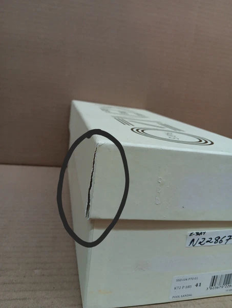 Kenzo Pool Sandal Women Slides Style- K72p185, White/black,  Eur Sz 41, Sz 10.5