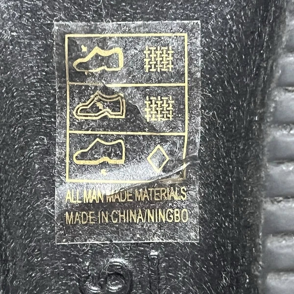 Sole Mates Black Slip On Platform Wedge Slides Sandals Womens Size 6