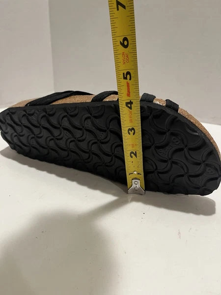 NWT Birkenstock Tatami Black Strappy Sandals Slides Women’s EU 41 US 10