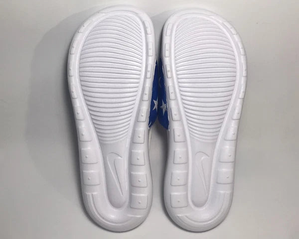 NIKE VICTORI ONE Women's Printed Slide Size 7 White/Multicolor Style #CN9676 400