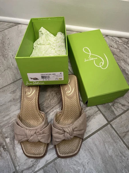 Sam Edelman sandals 7.5 Darcie Kitten Style Mules